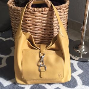 Dooney and Bourke Yellow Shoulder Bag